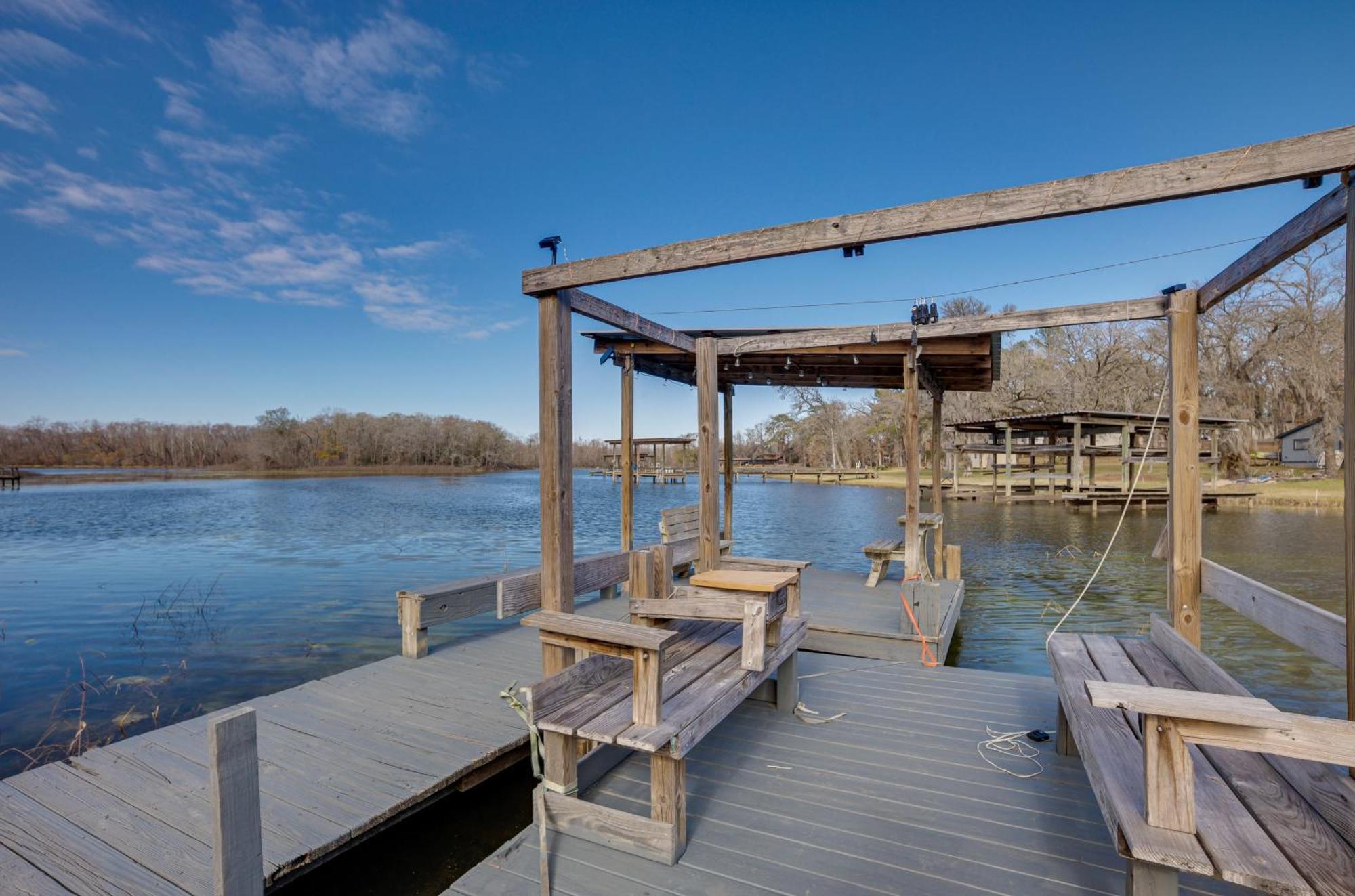 Lake Livingston Home With Dock And Deck! Huntsville Exterior photo